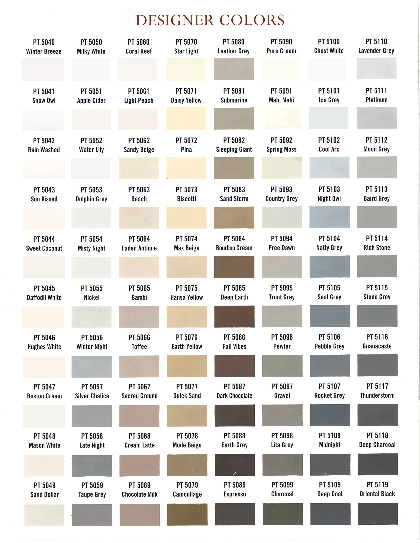 Masonry Paint Colour Chart Lupon Gov Ph